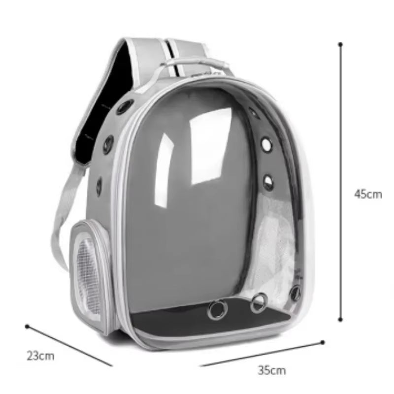 2025 New Space Capsule Transparent Cat Bag Breathable Shoulder Pet Bag Portable Cat Bag Pet Supplies Pet Backpack